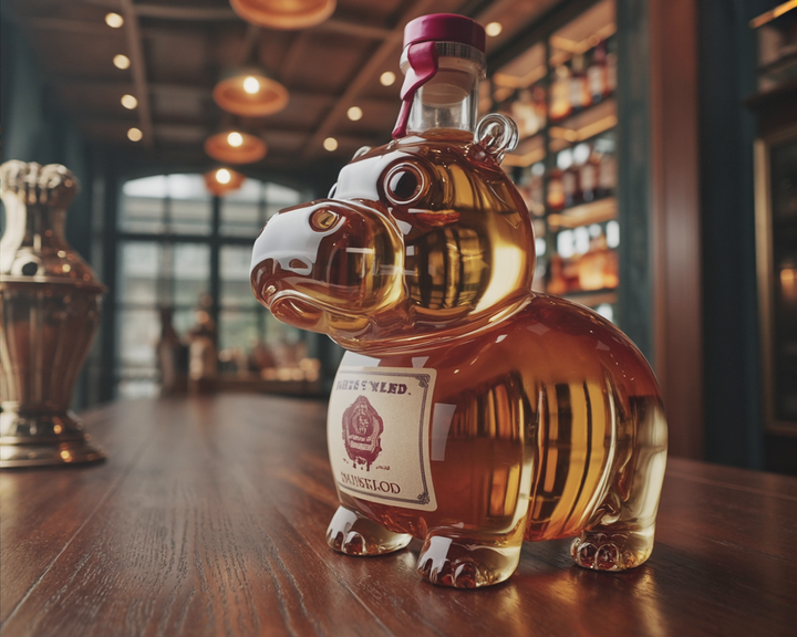 Darren | Whisky Bottle Hippo Design