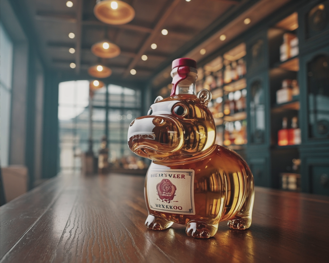 Darren | Whisky Bottle Hippo Design