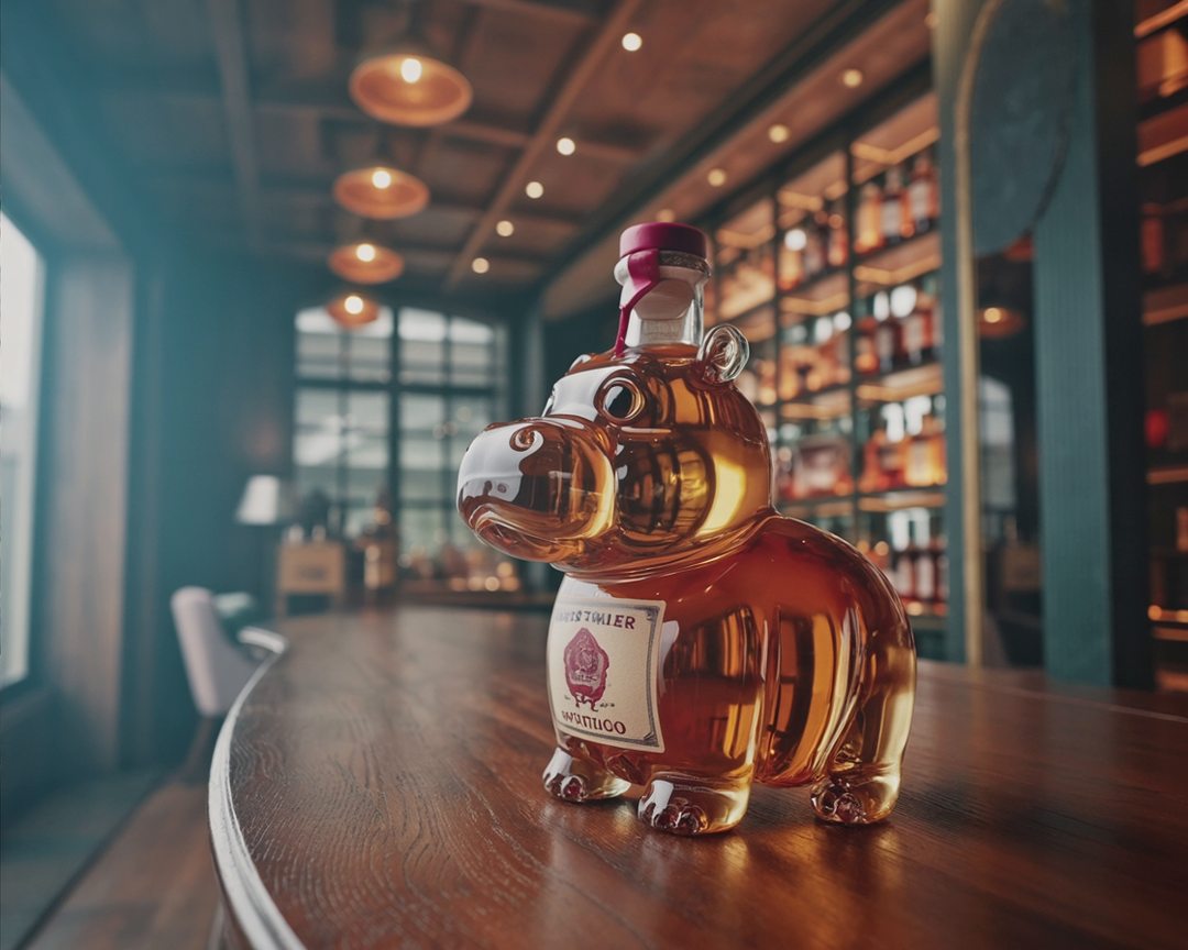 Darren | Whisky Bottle Hippo Design