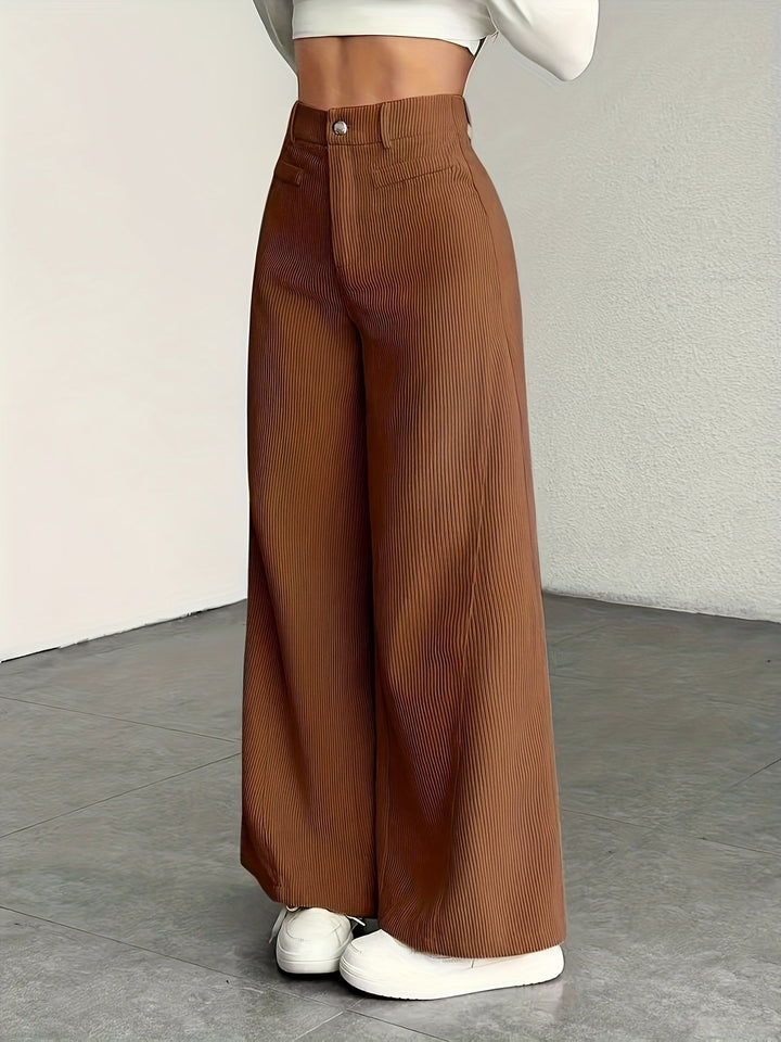 Kimberly | High-Waisted Wide-Leg Trousers
