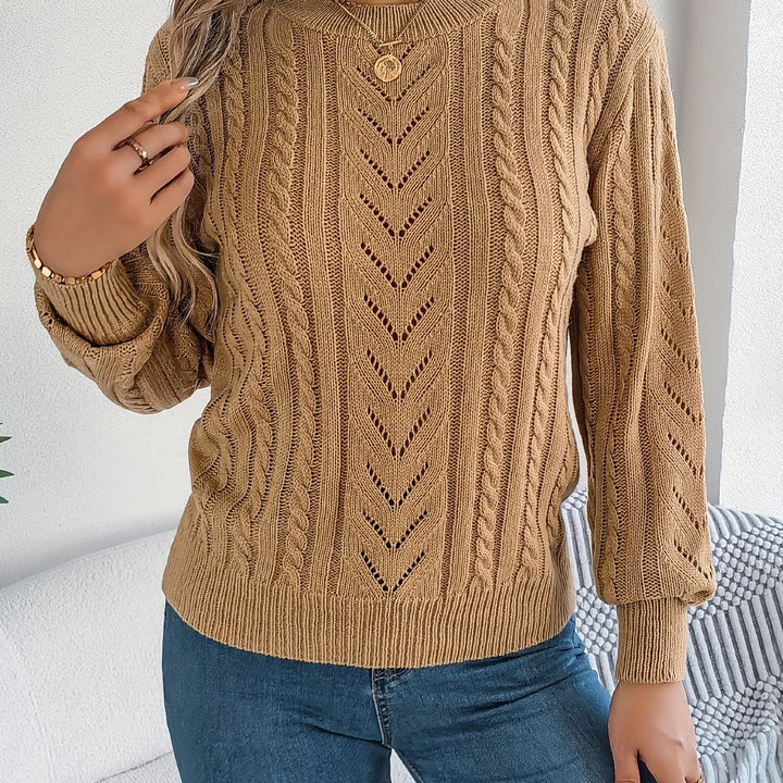 Blythe | Cable-Knit Textured Jumper