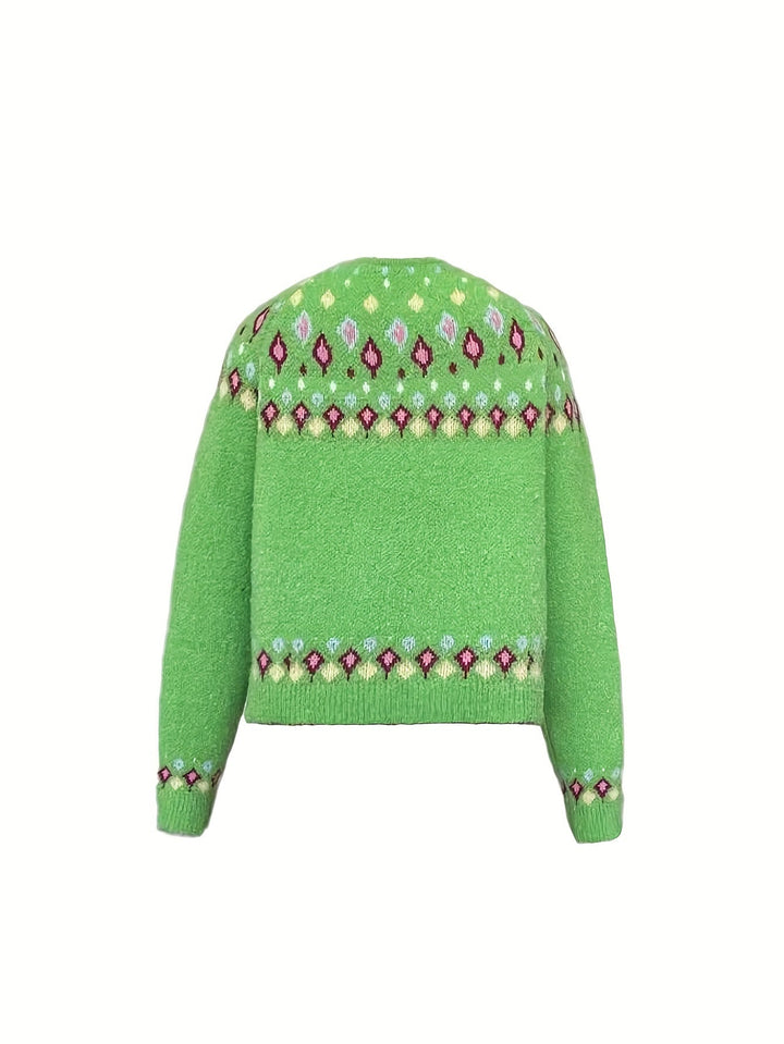 Esme | Nordic Patterned Cardigan