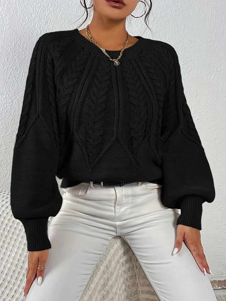 Eleanor | Relaxed Cable-Knit Jumper