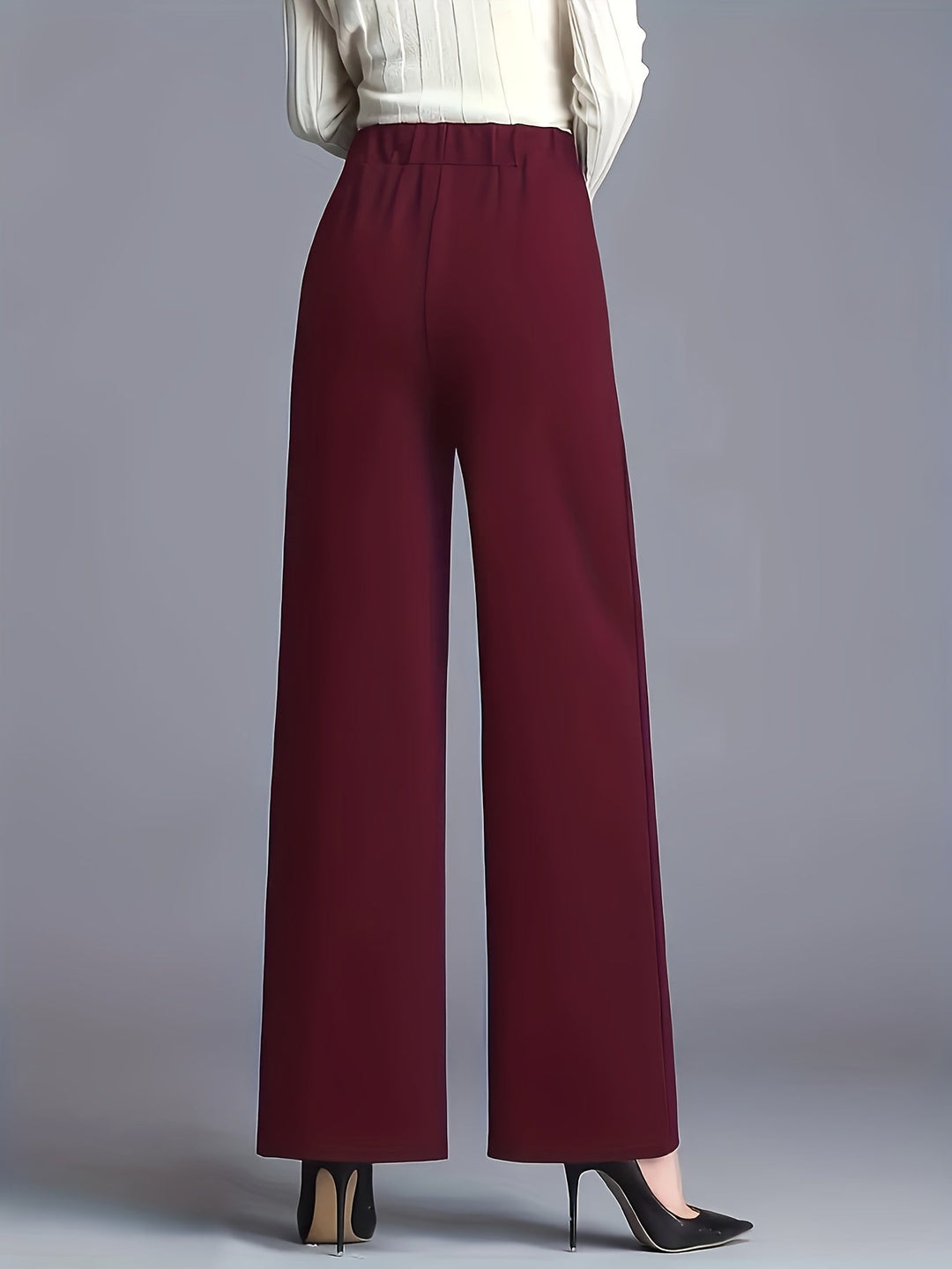 Claudia | High-Waisted Wide-Leg Trousers