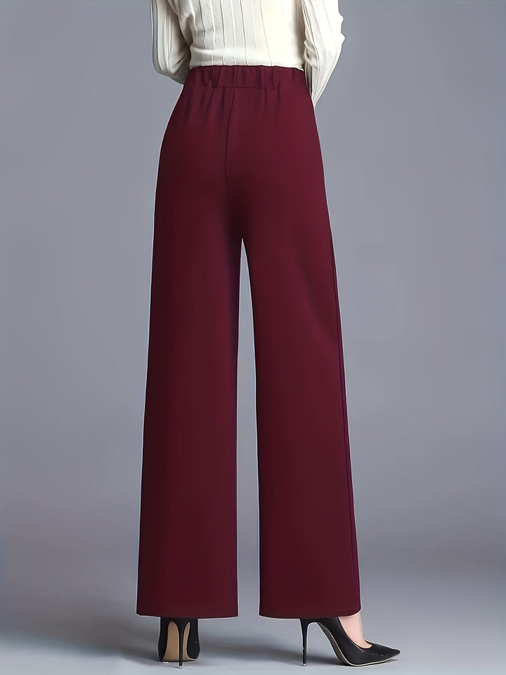 Claudia | High-Waisted Wide-Leg Trousers