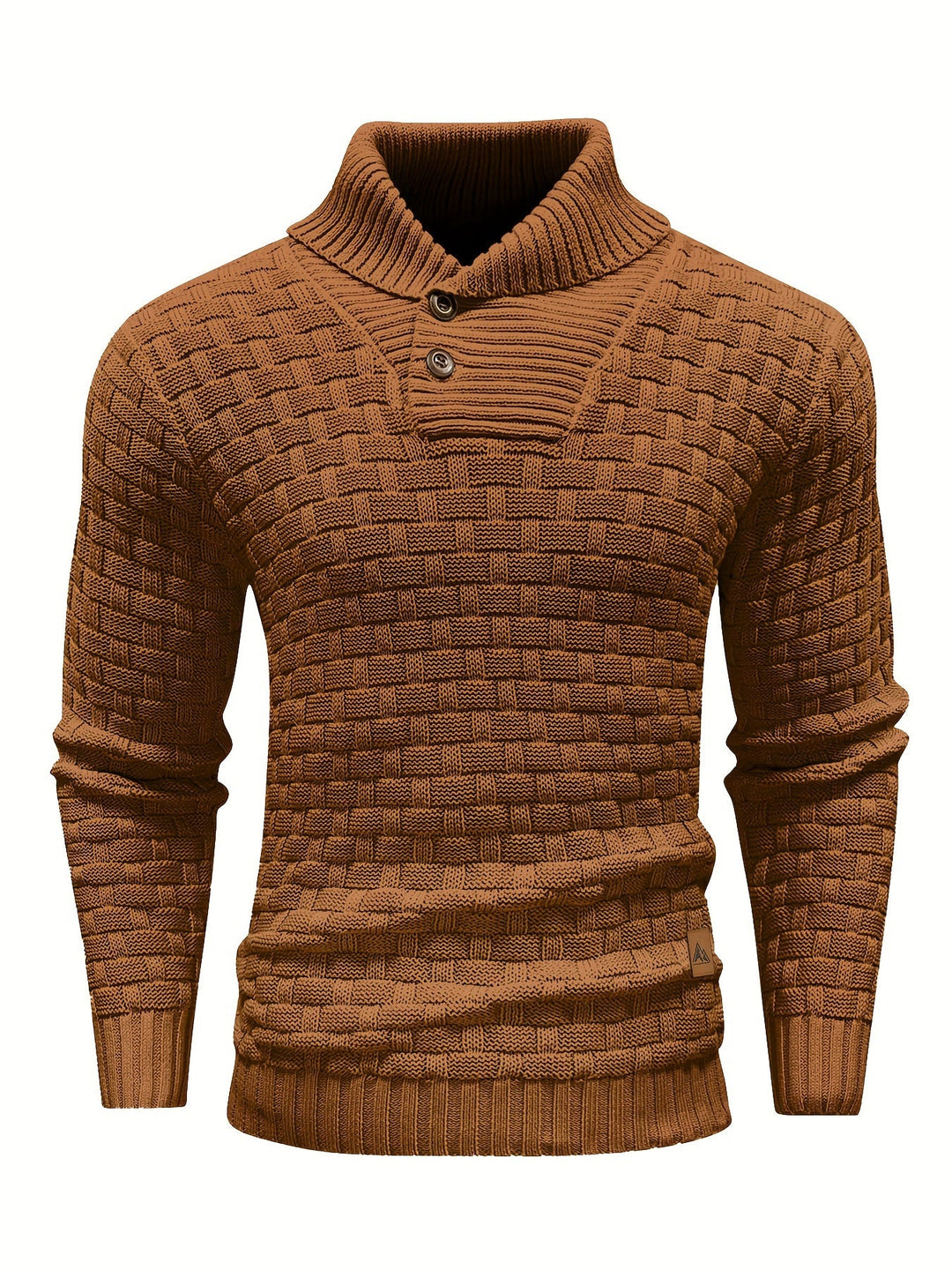 Alistair | Textured Shawl-Collar Jumper