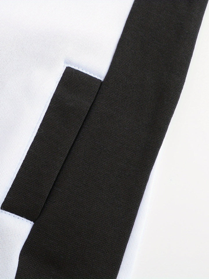 Bryce | colour Block Zip-Up Hooded Jacket
