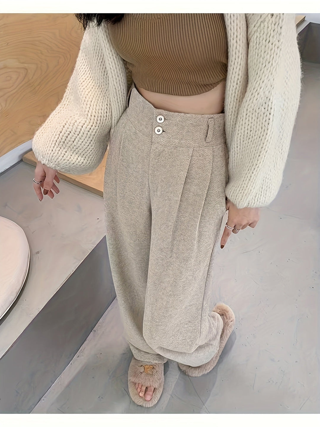 Clementine | High-Waisted Wide-Leg Trousers