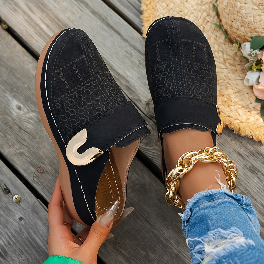 Annalise | Cushioned Wedge Clogs