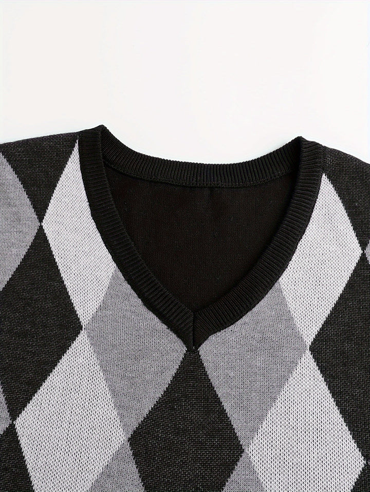 Chandler | Classic Argyle Jumper Vest