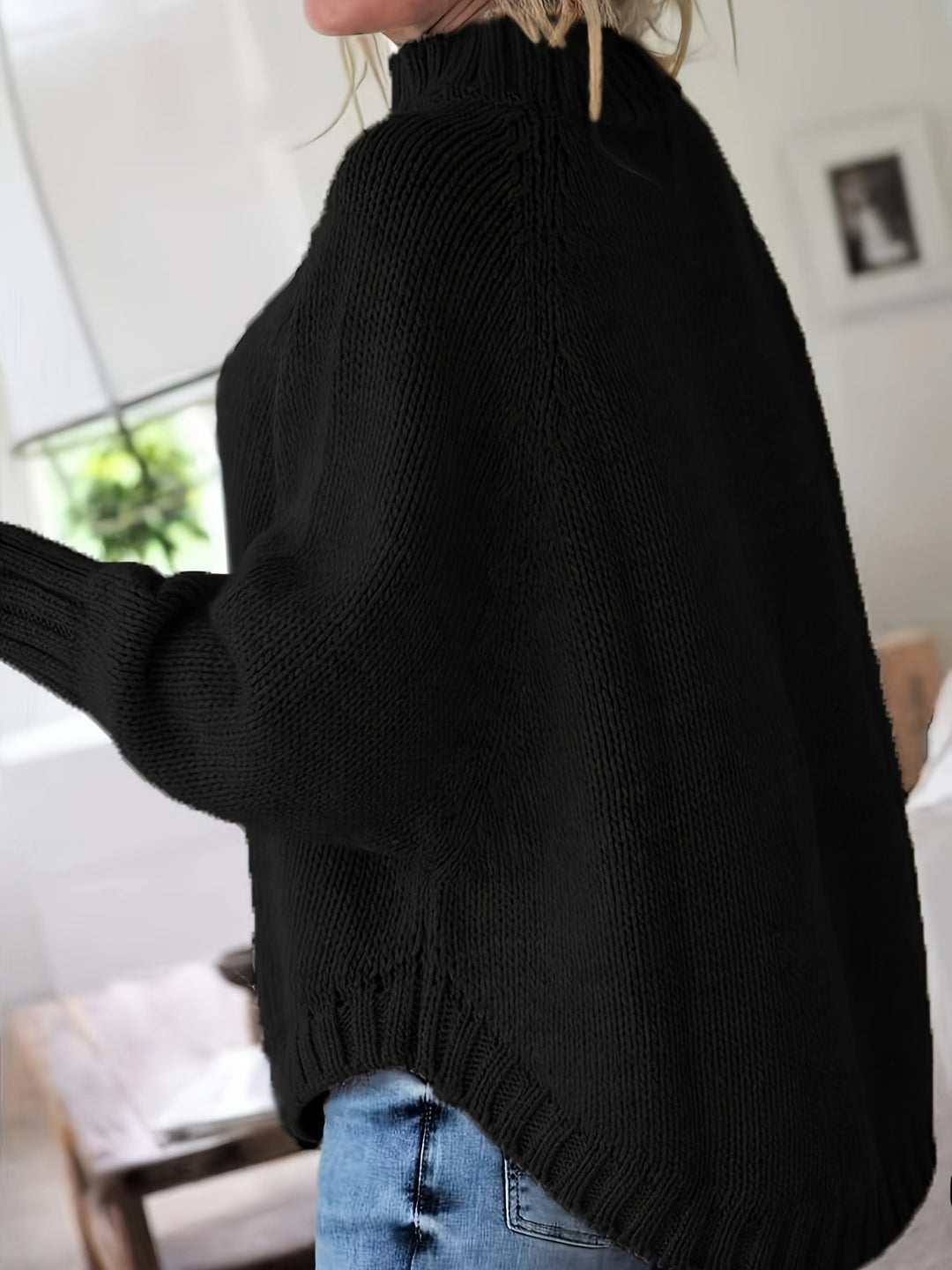 Corinne | Cozy High-Neck Cable-Knit Jumper