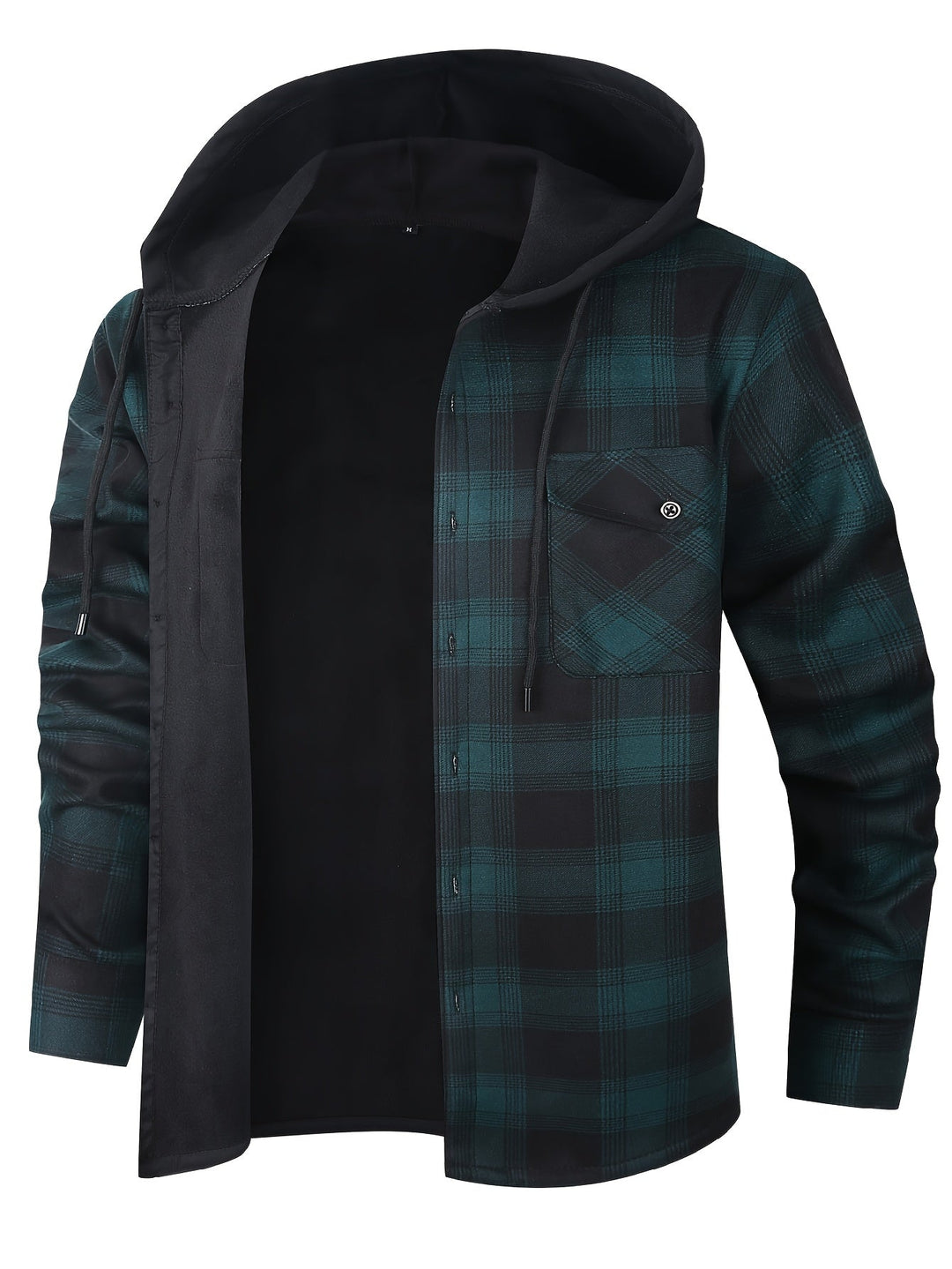 Desmond | Hooded Check Shirt Jacket