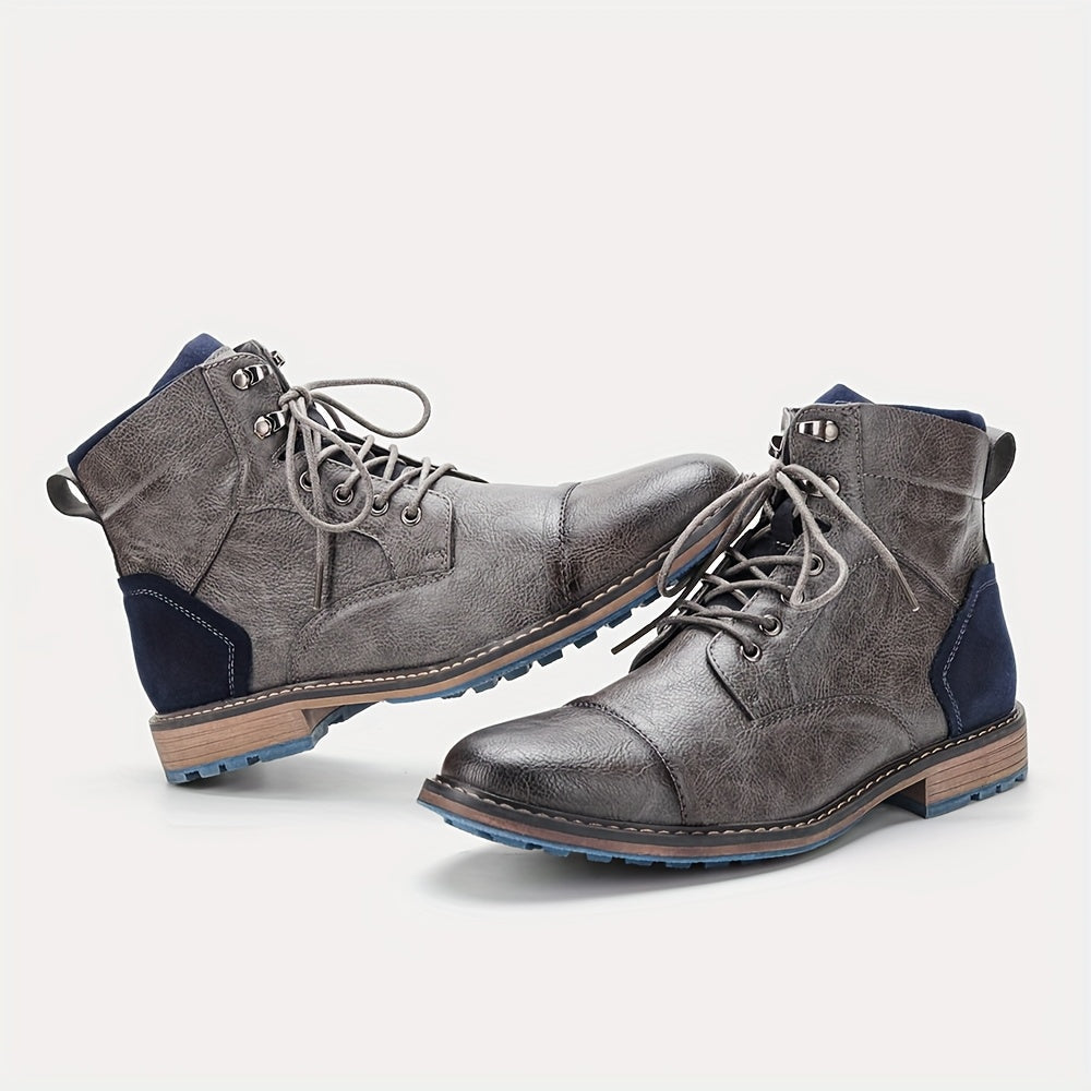 Rupert | Refined Cap-Toe Ankle Boots
