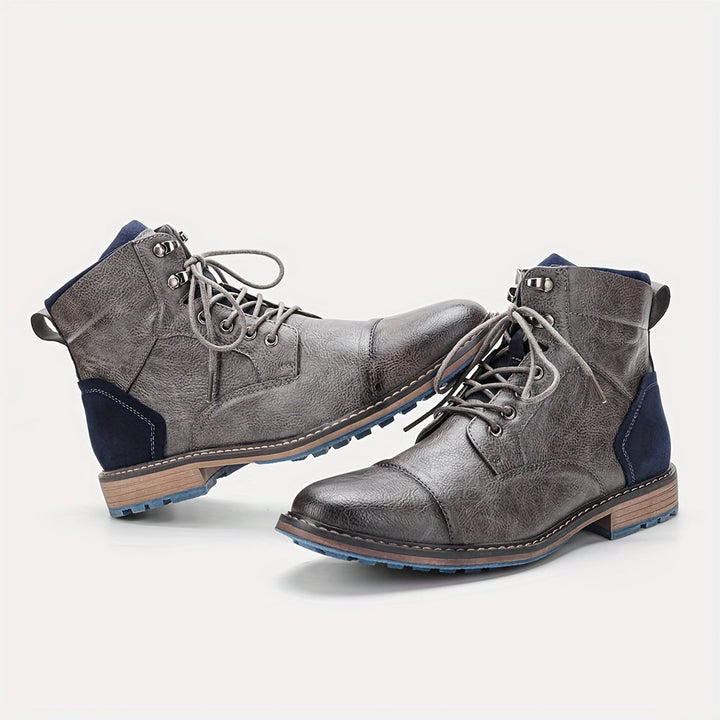 Rupert | Refined Cap-Toe Ankle Boots