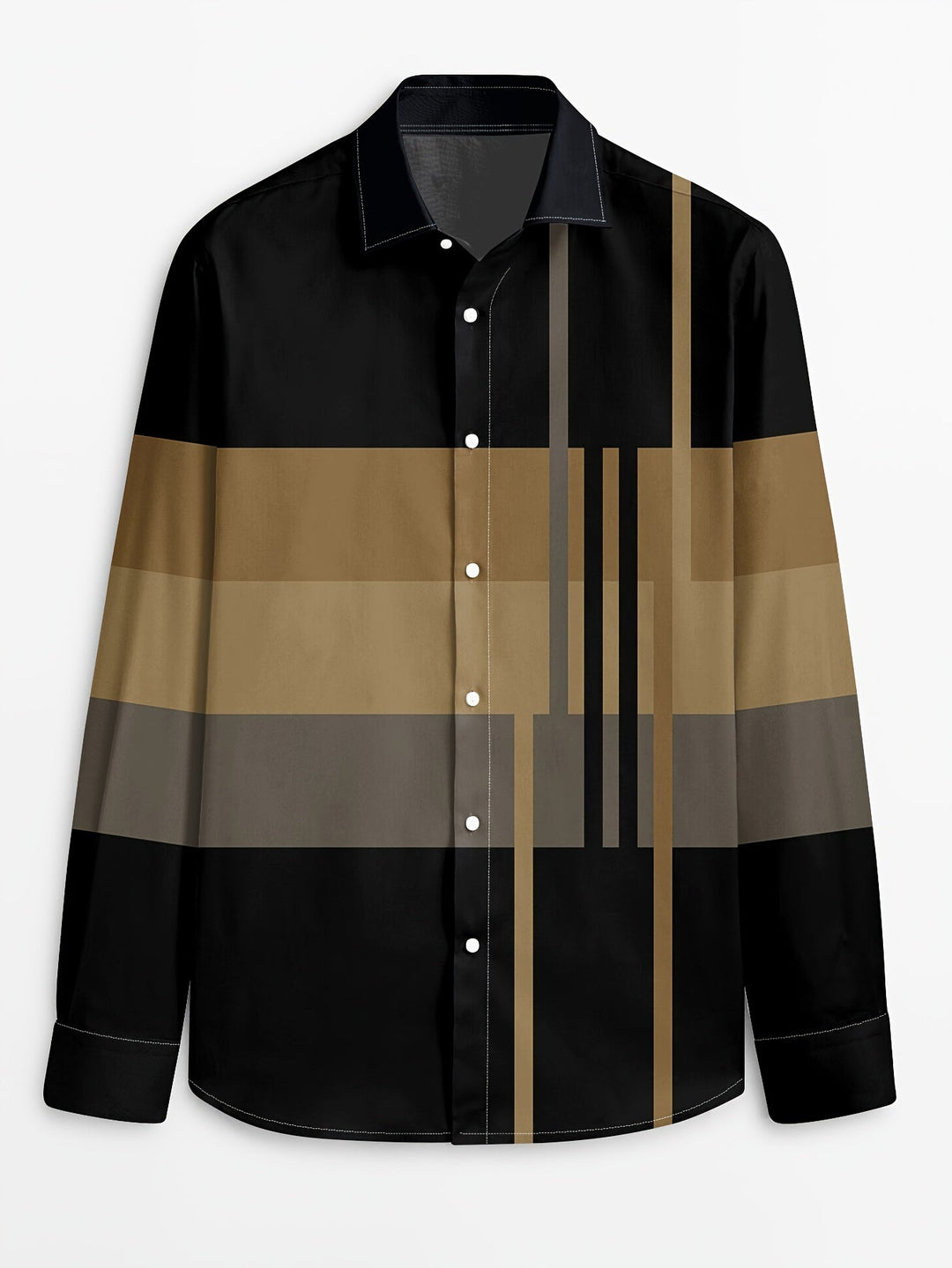 Rueben | Colour-Block Long-Sleeve Shirt