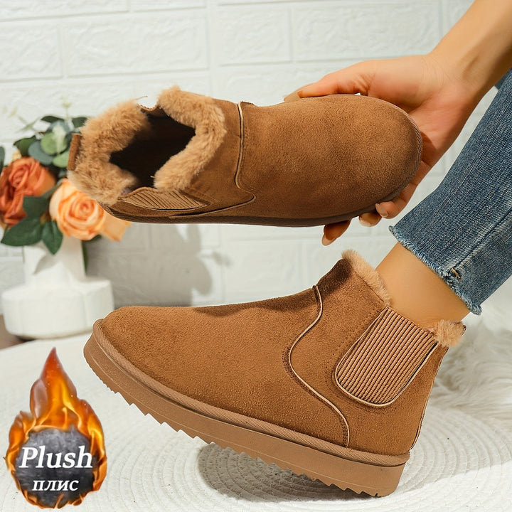 Adrienne | Cozy Platform Ankle Boots