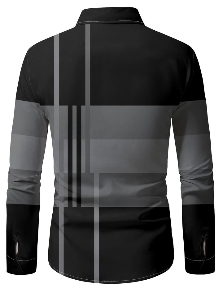 Rueben | Colour-Block Long-Sleeve Shirt