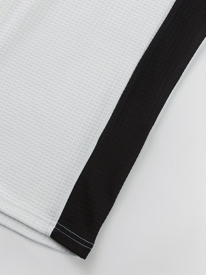 Curtis | Textured Long-Sleeve Henley