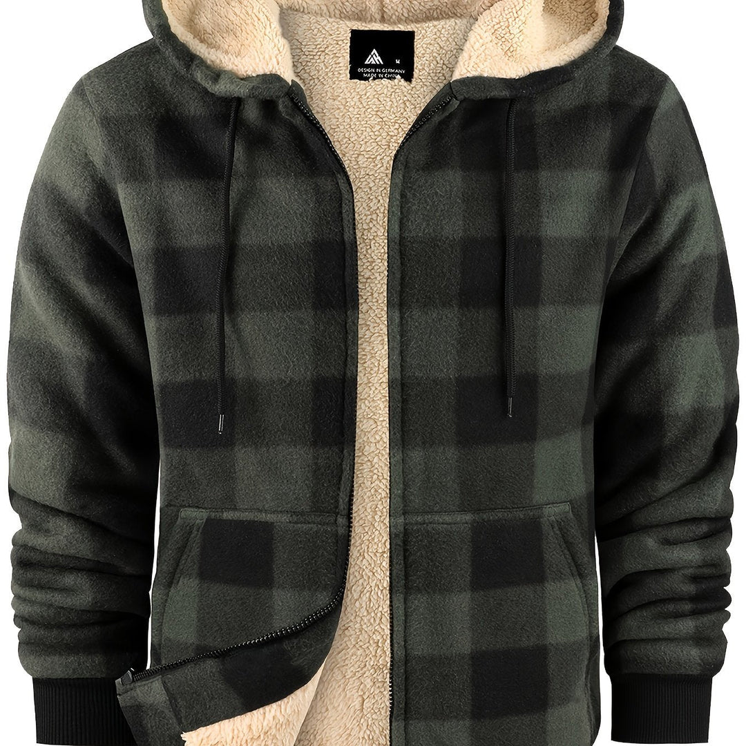 Declan | Cozy Hooded Zip-Up Jacket