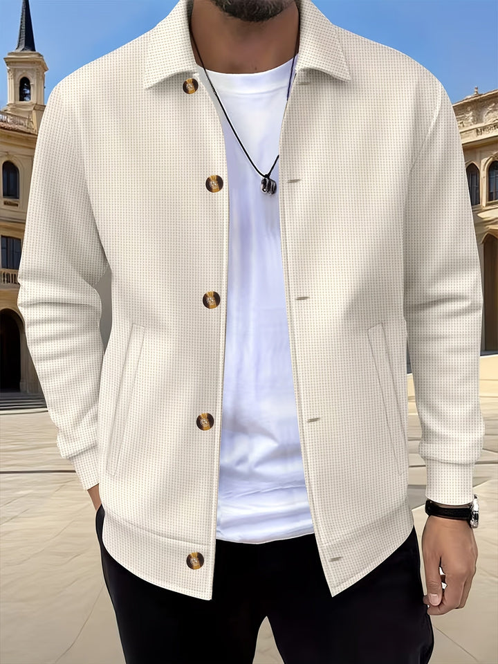 Foster | Textured Button-Up Jacket