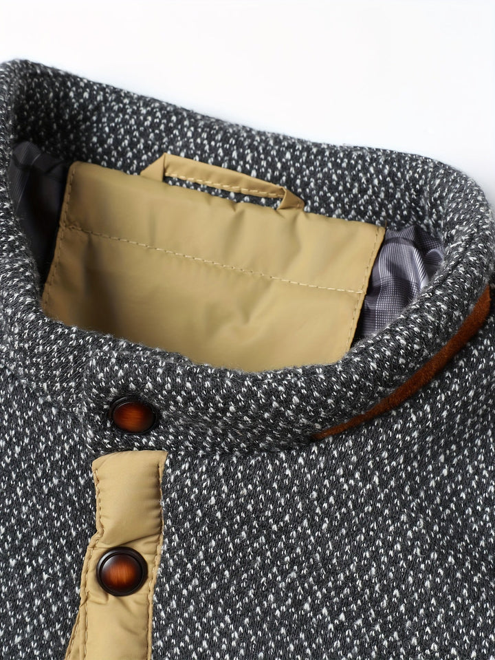 Gideon | Quilted Stand-Collar Jacket