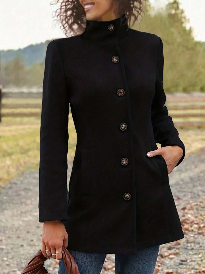 Annalise | Waist-Cinching Mid-Length Coat