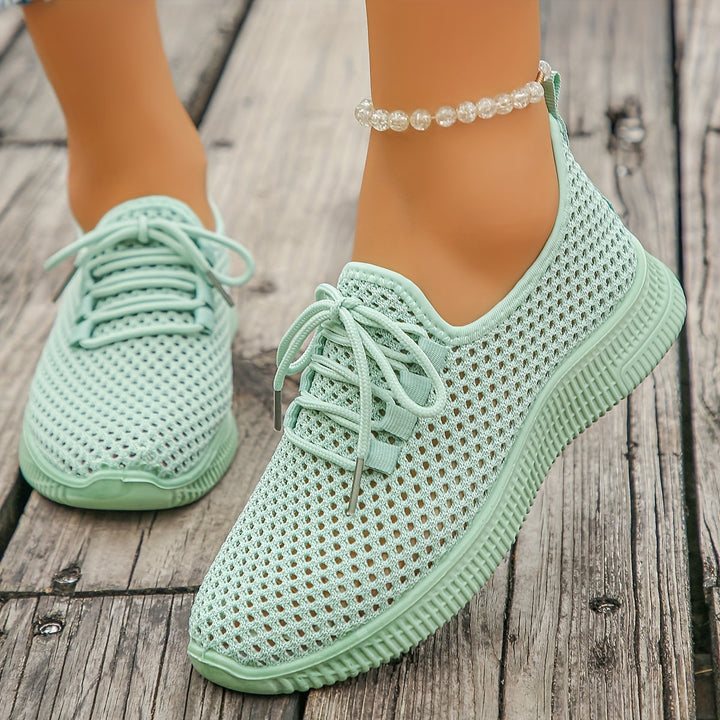 Marina | Airy Lace-Up Sneakers