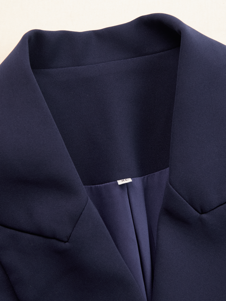 Camille | Stylish Tailored V-neck Blazer Dress