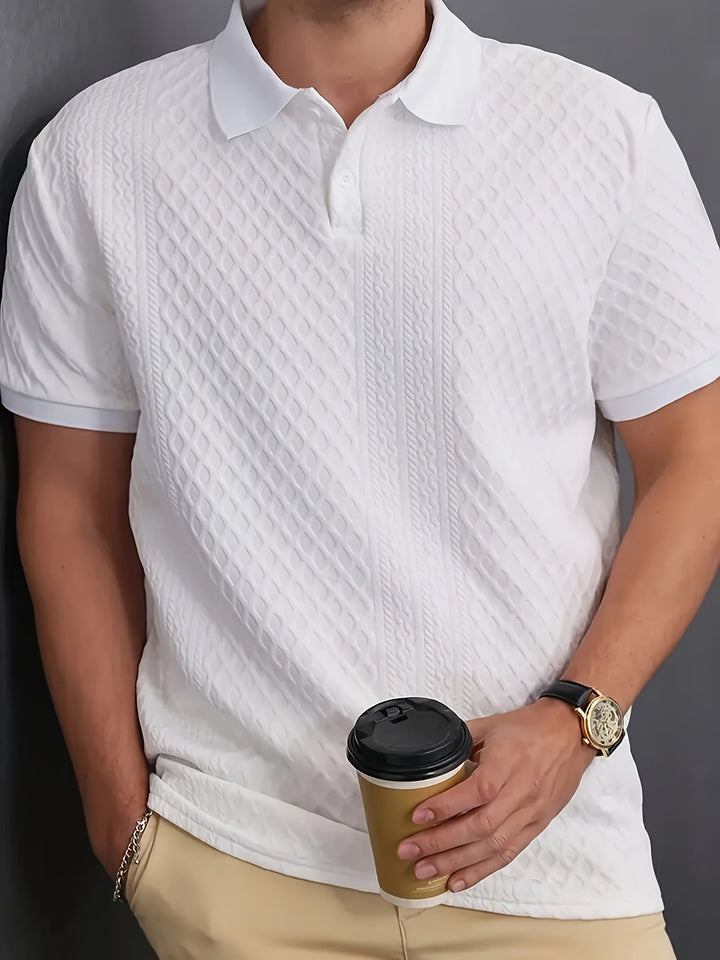 Nathaniel | Refined Textured Polo