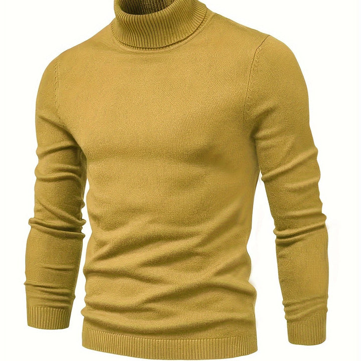 Malcolm | Classic Mock-Neck Jumper