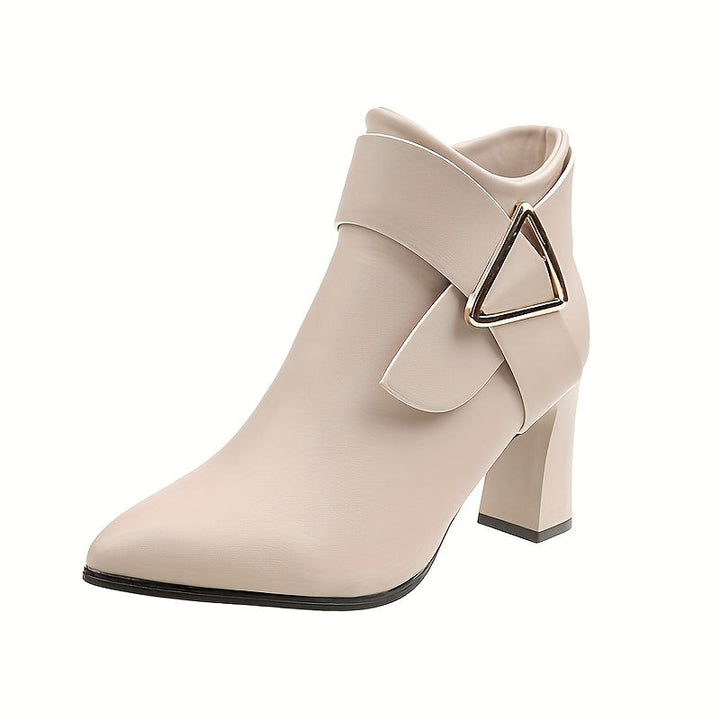 Nadine | Refined Pointed-Toe Ankle Boots