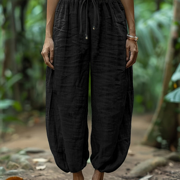 Marjorie | Relaxed Drawstring Lantern Trousers