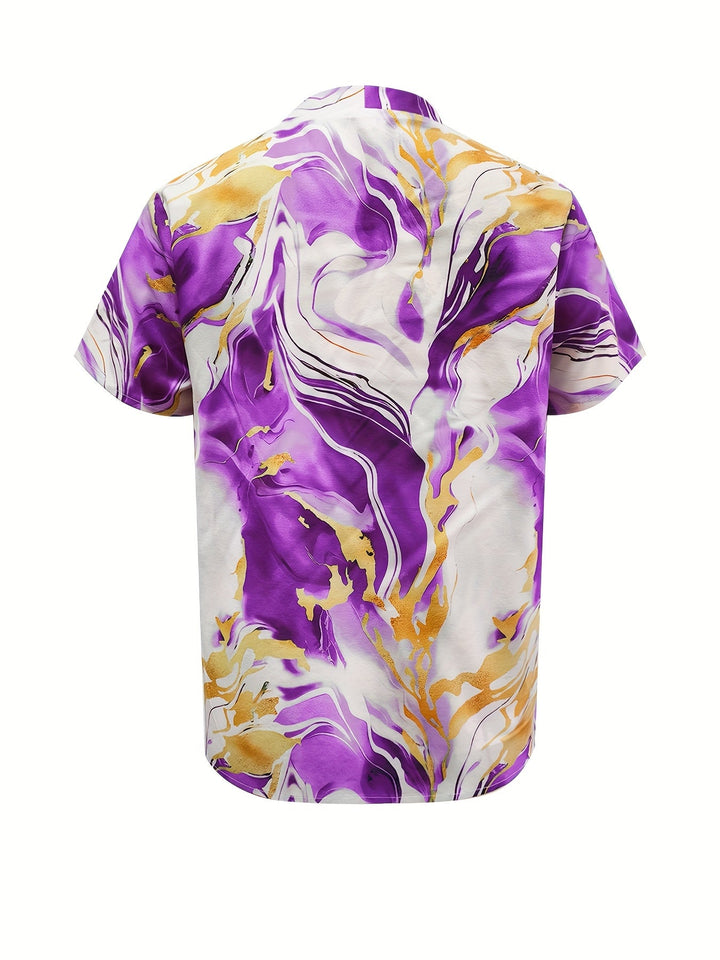 Joanna | Artful Swirl-Print Blouse