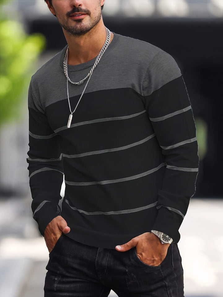 Henry | Striped Crew Neck Jumper