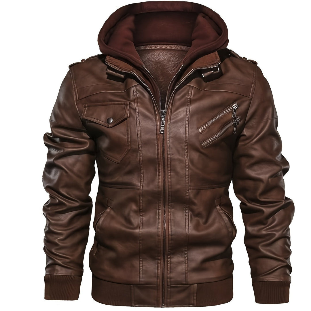 Maddox | Hooded Moto Jacket
