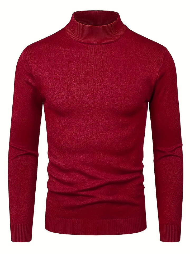 Russell | Refined Mock-Neck Jumper