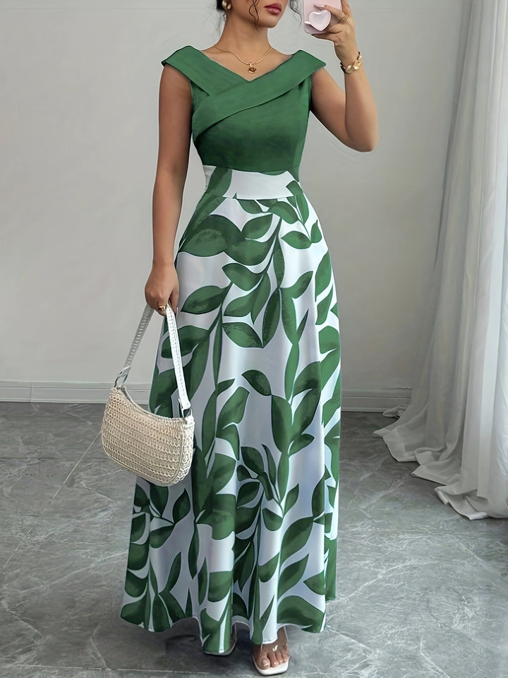 Lucille | Elegant Floral Maxi Dress