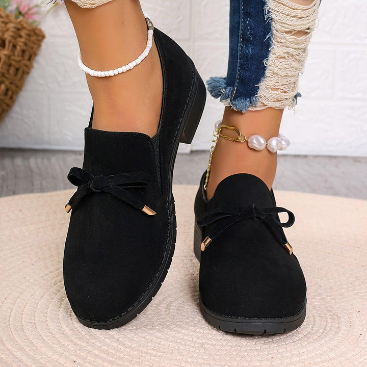 Nadia | Bow-Detail Slip-On Loafers
