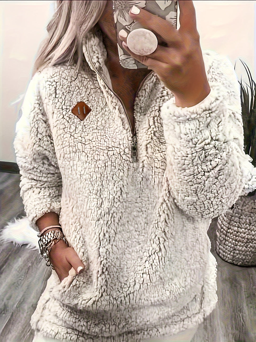 Renee | Cozy Half-Zip Pullover