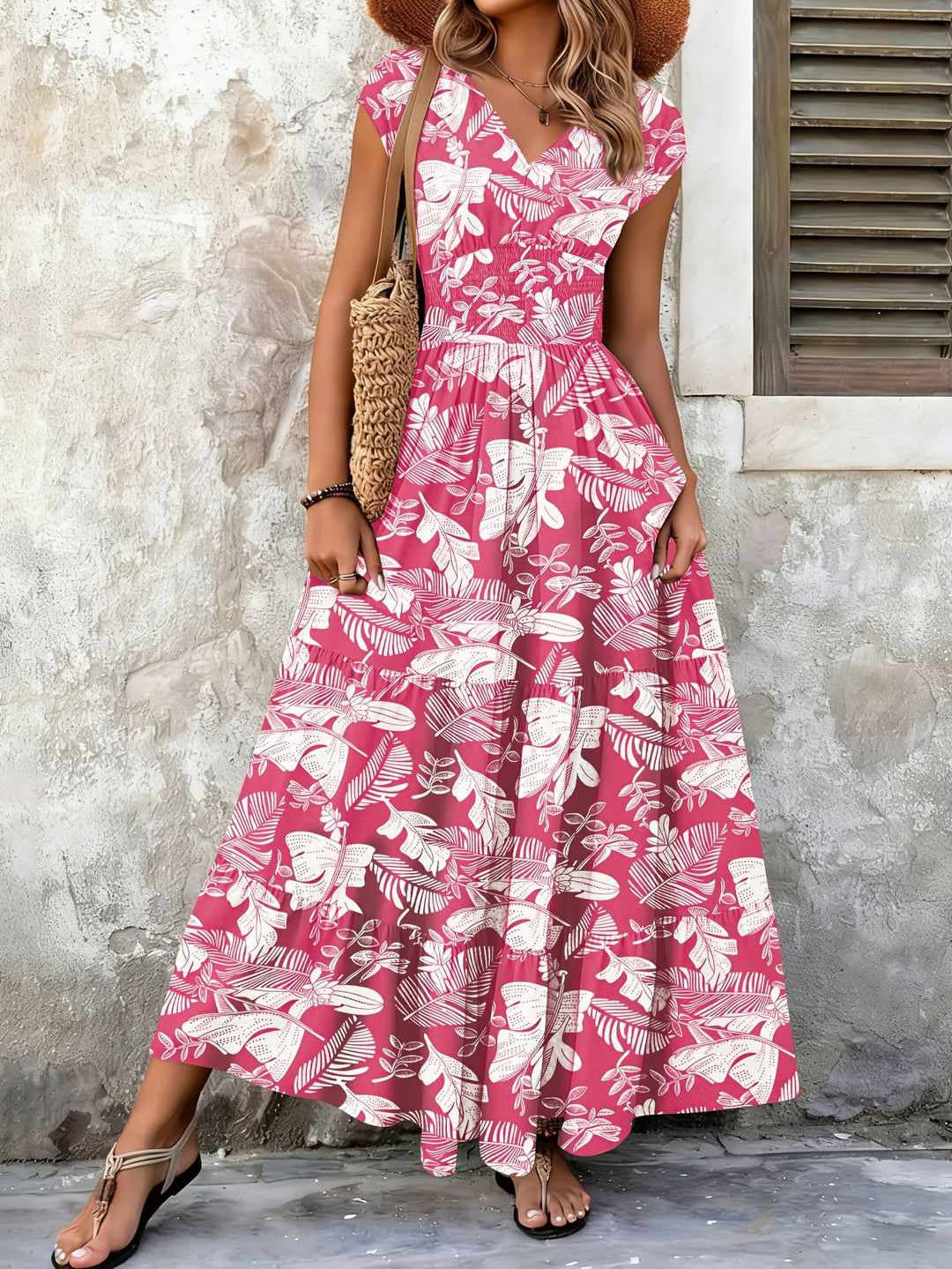 Lorena | Flowing Bohemian Maxi Dress