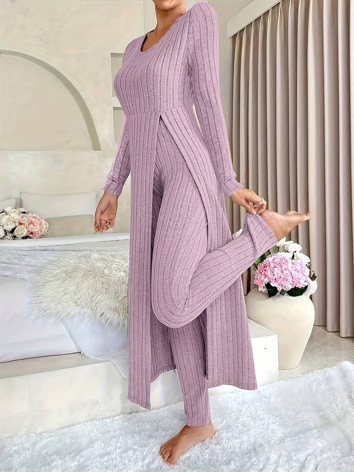 Marina | Ribbed Lounge Two-Piece Set