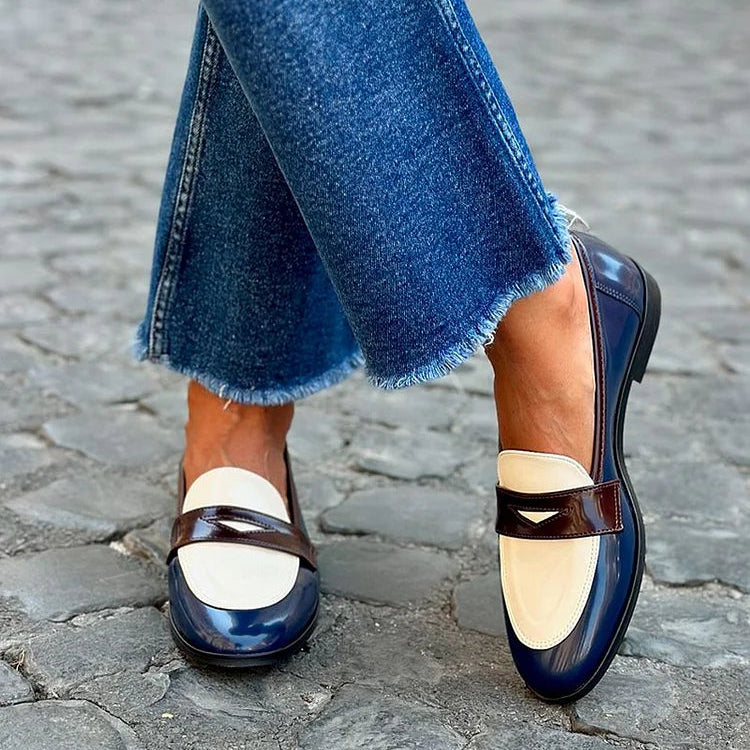 Shiloh | Elegant Premium Two-Tone Loafer