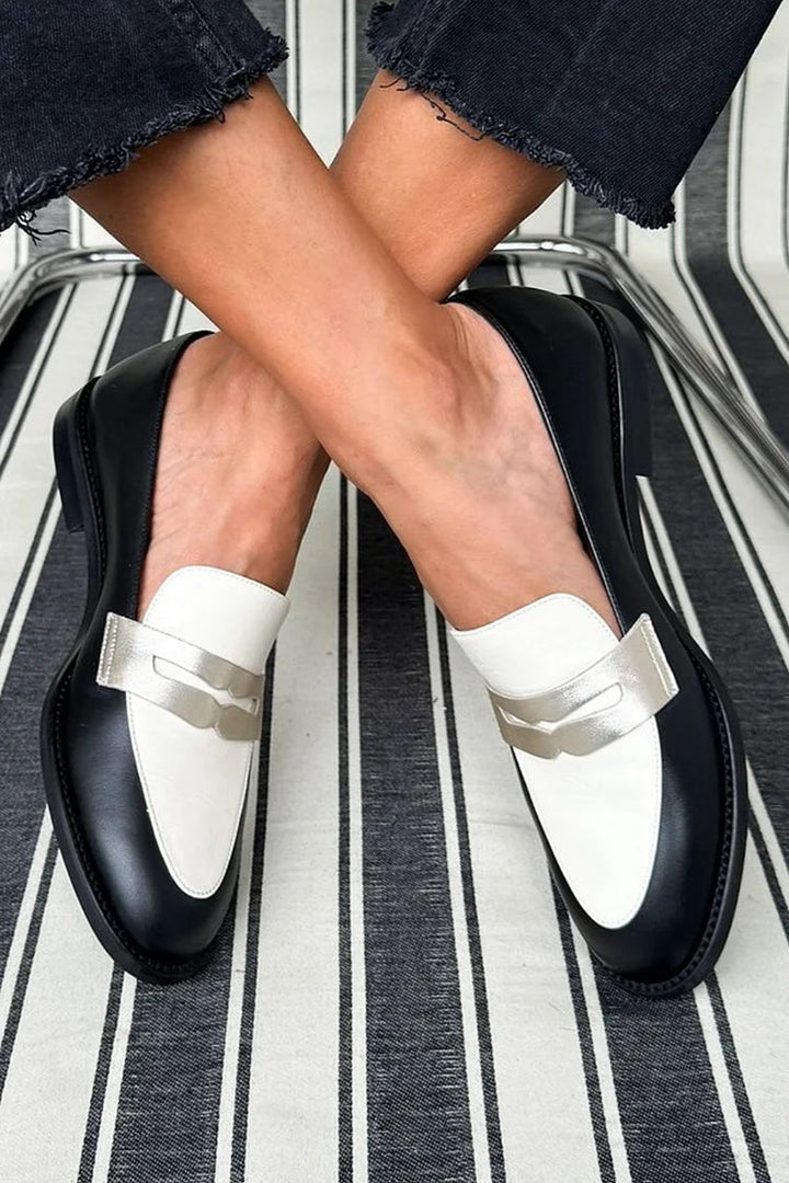 Alicia | Stylish Monochrome Premium Loafers