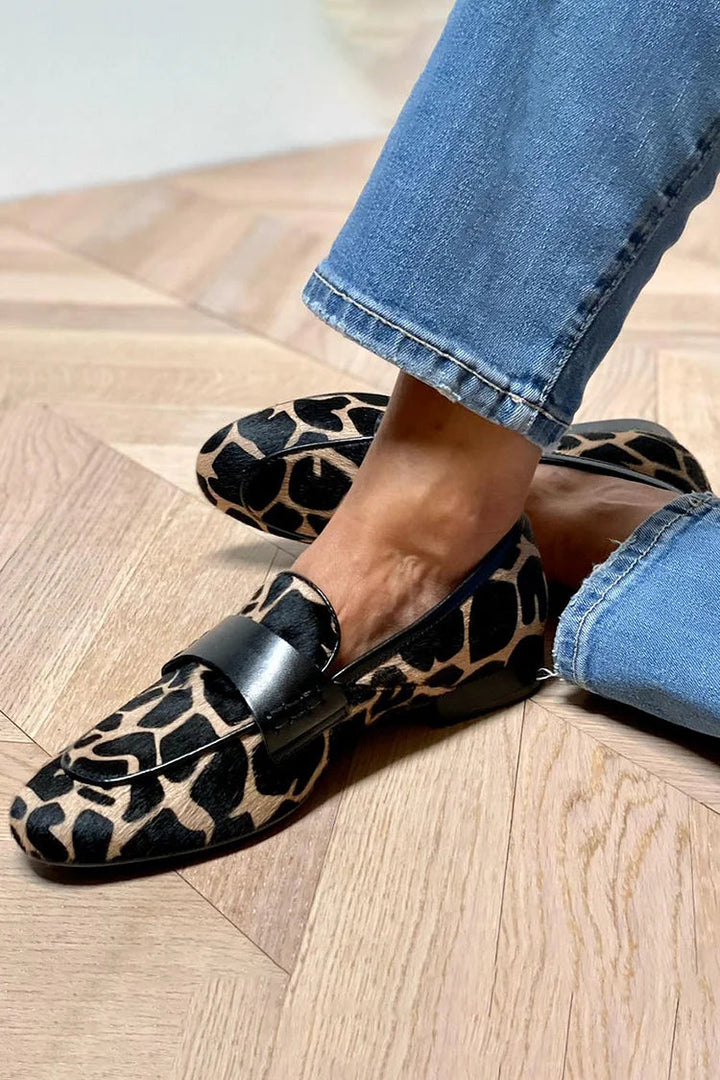 Myrtle | Elegant Animal Print Loafer