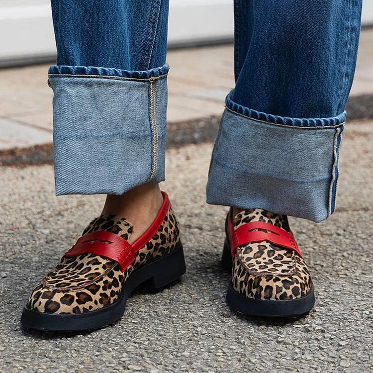 Taylor | Classic Leopard Print Loafer