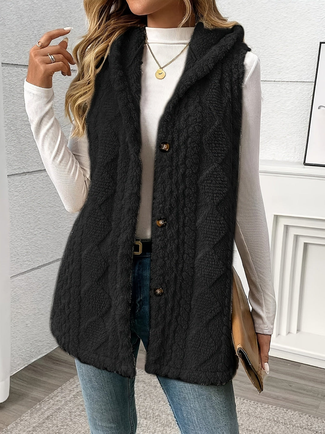 Lorna | Cozy Hooded Sleeveless Vest