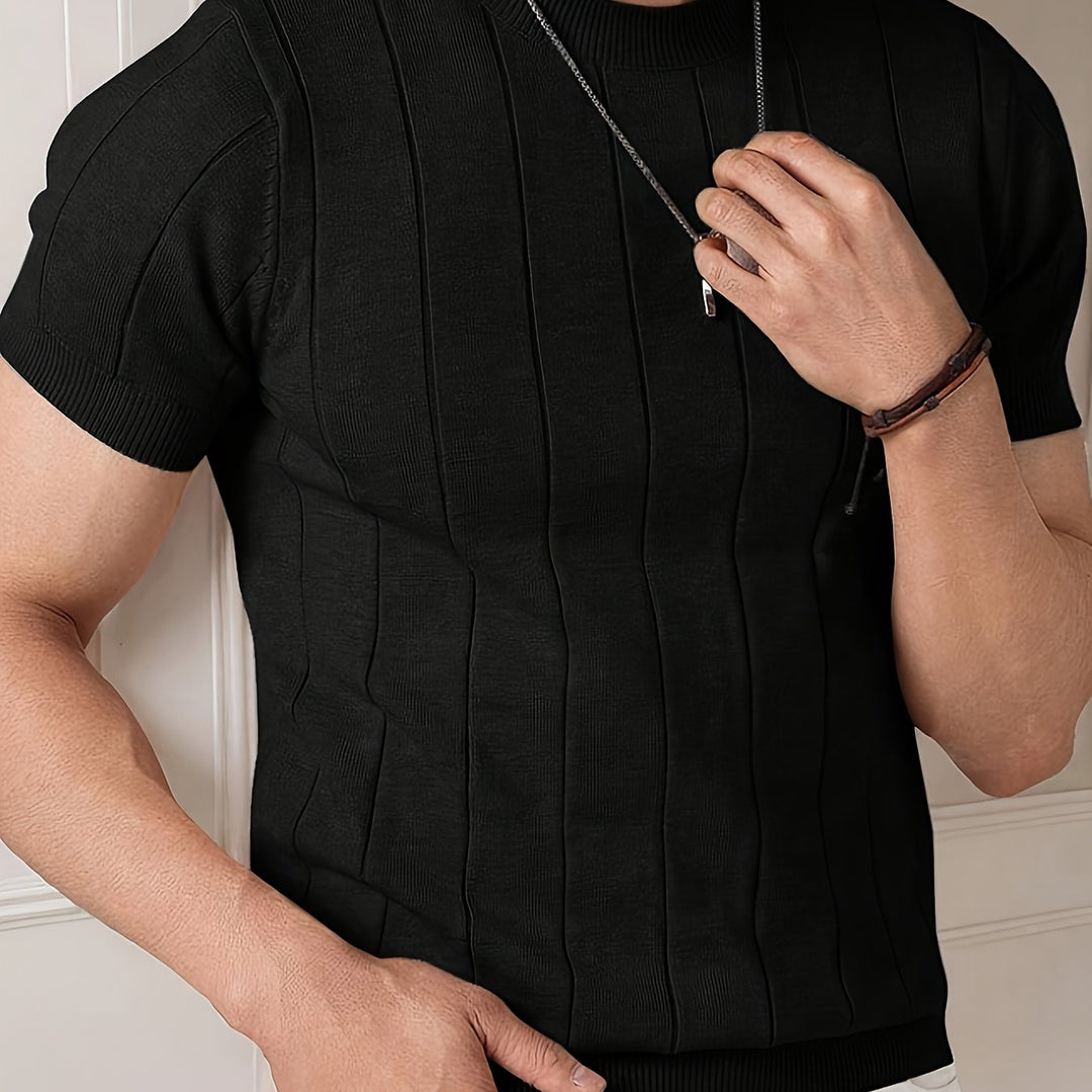 Curtis | Ribbed Short-Sleeve Top