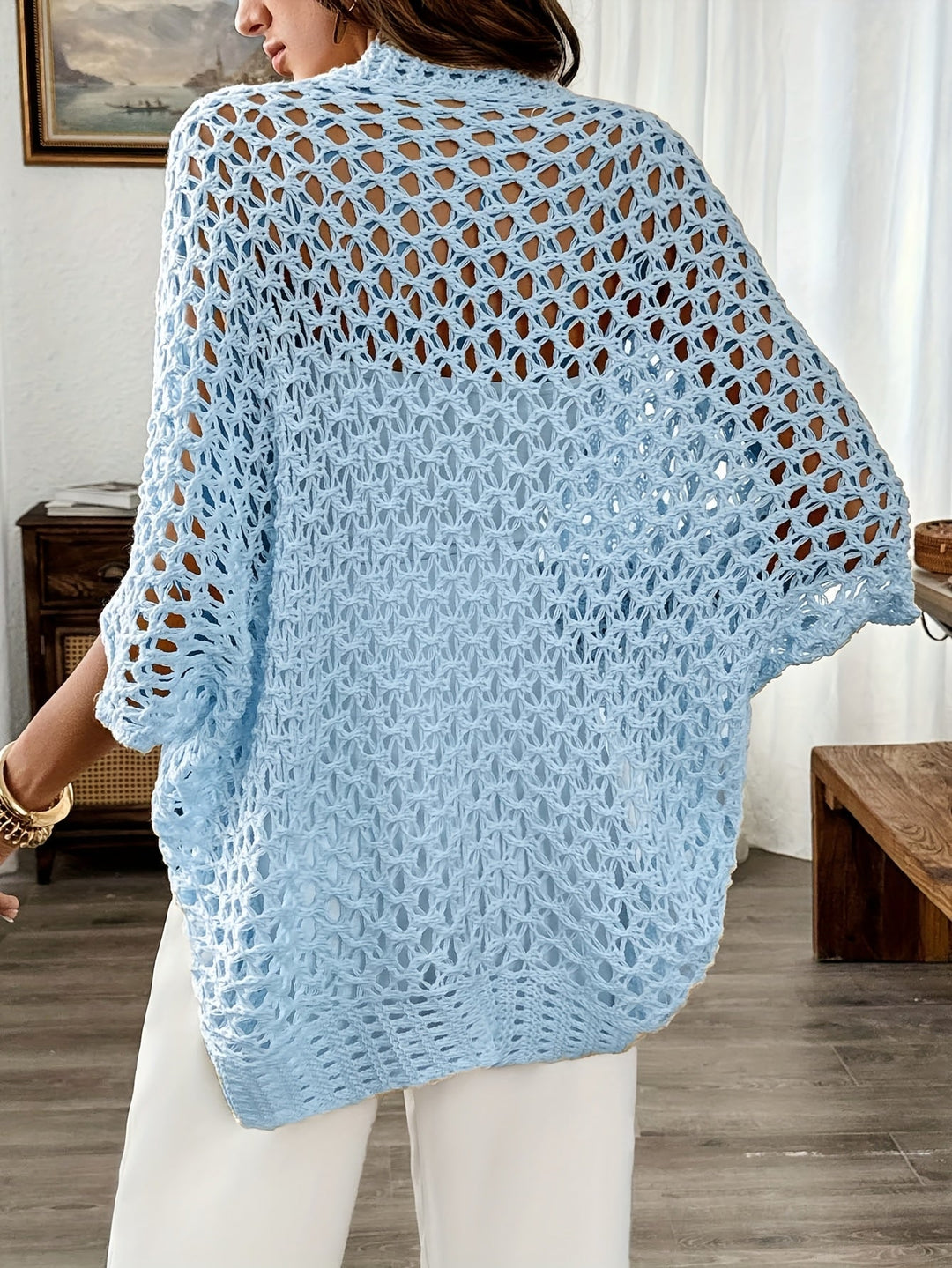 Susannah | Open-Front Batwing Cardigan