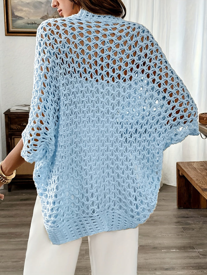 Susannah | Open-Front Batwing Cardigan