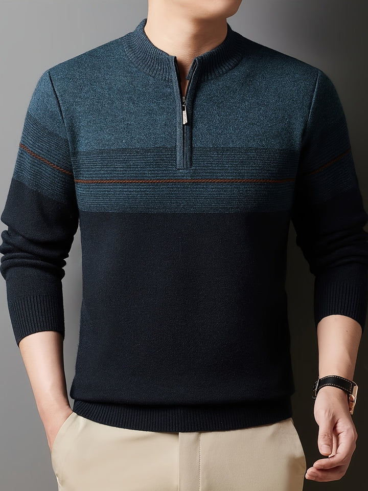 Oscar | Zip-Neck Jumper